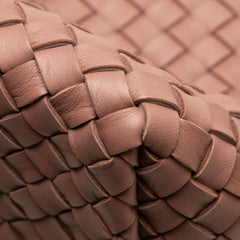 Medium Lambskin Intreccio Cabat Tote