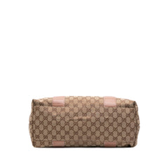 Medium GG Canvas Bamboo Libeccio Tote