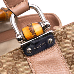 Medium GG Canvas Bamboo Libeccio Tote