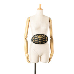 GG Marmont Matelasse Leather Animalier Belt Bag