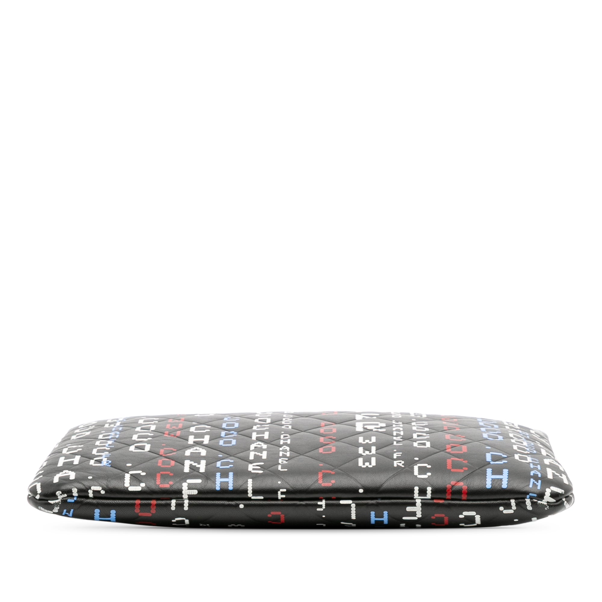 Medium Quilted Lambskin Data Center O Case Clutch