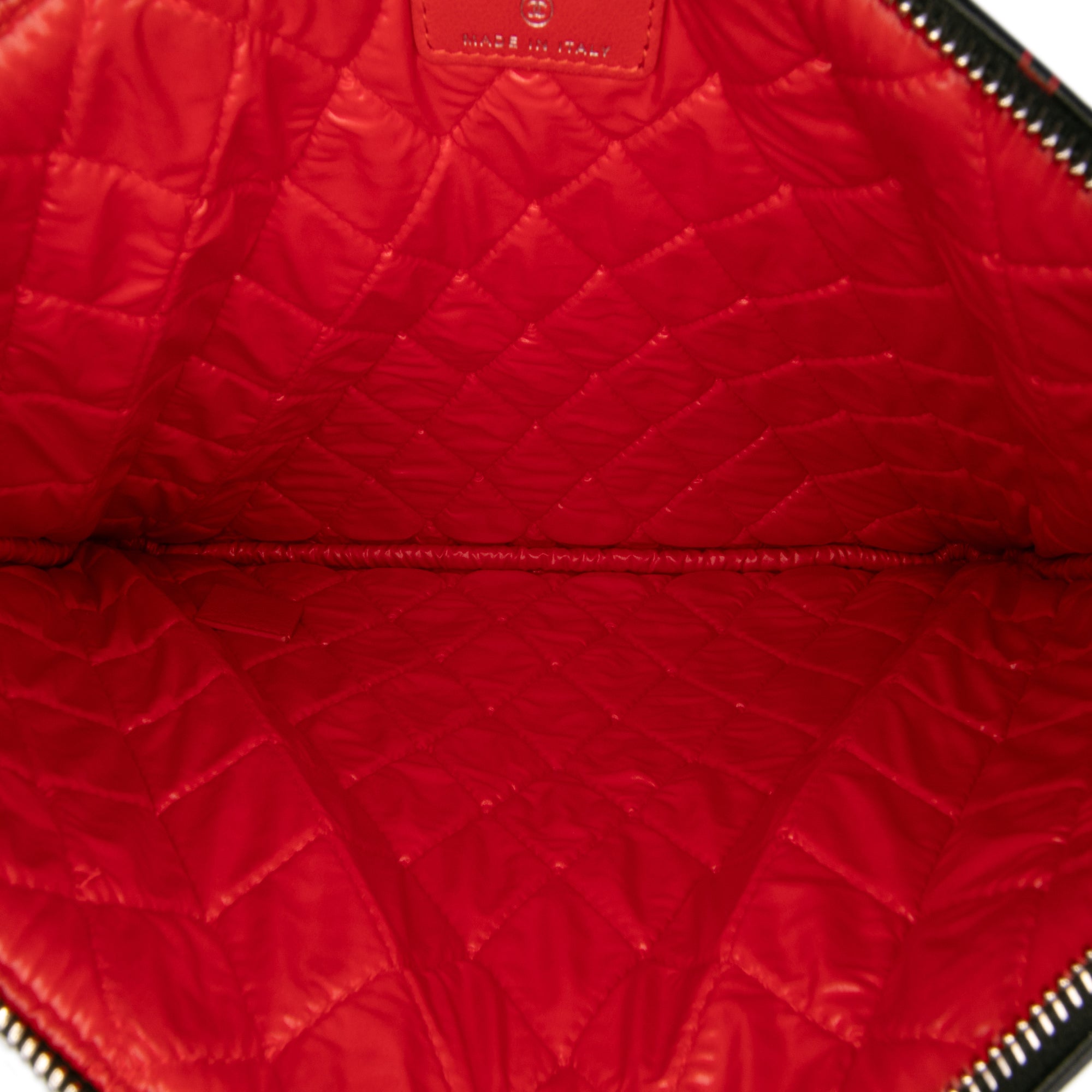 Medium Quilted Lambskin Data Center O Case Clutch