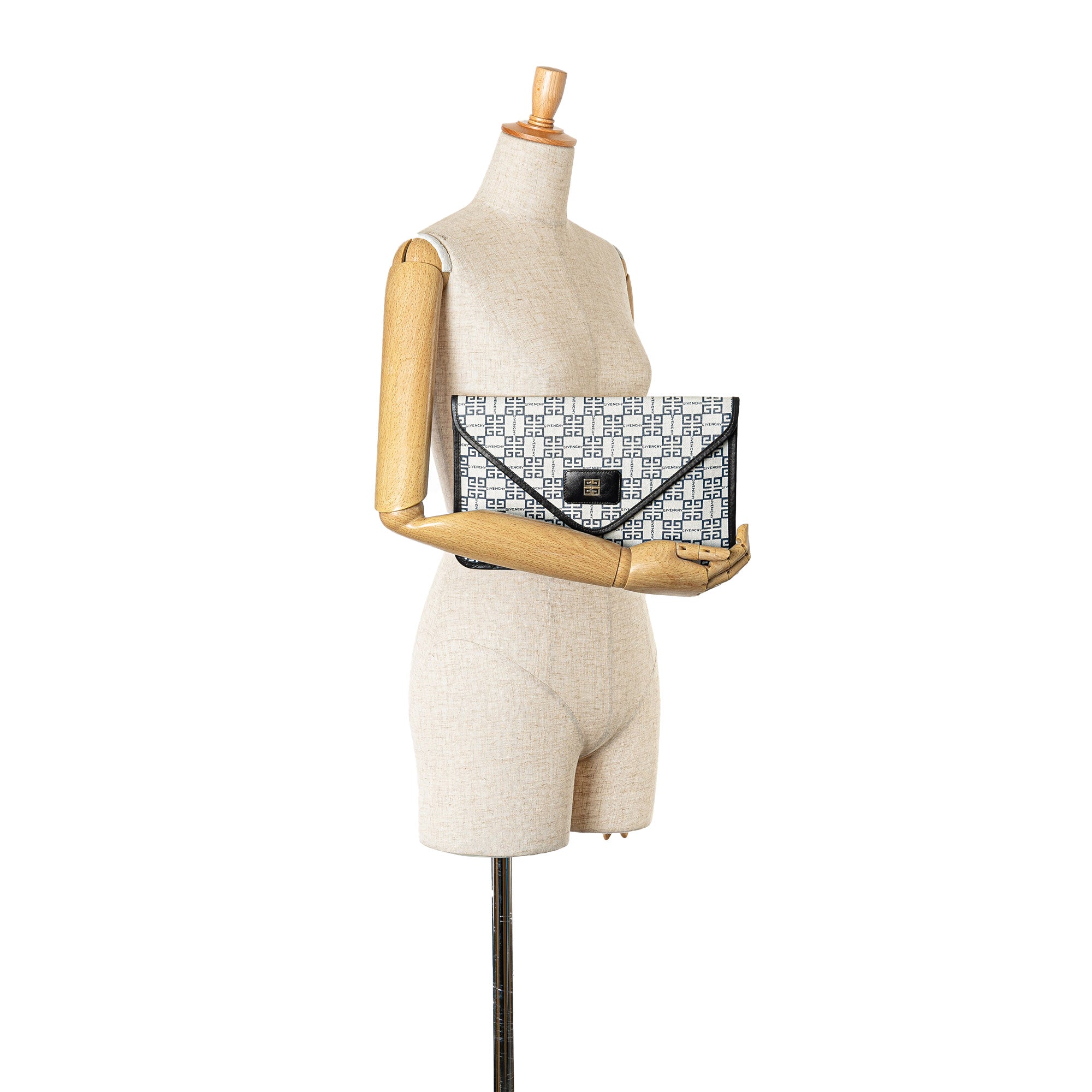 Monogram Canvas Clutch