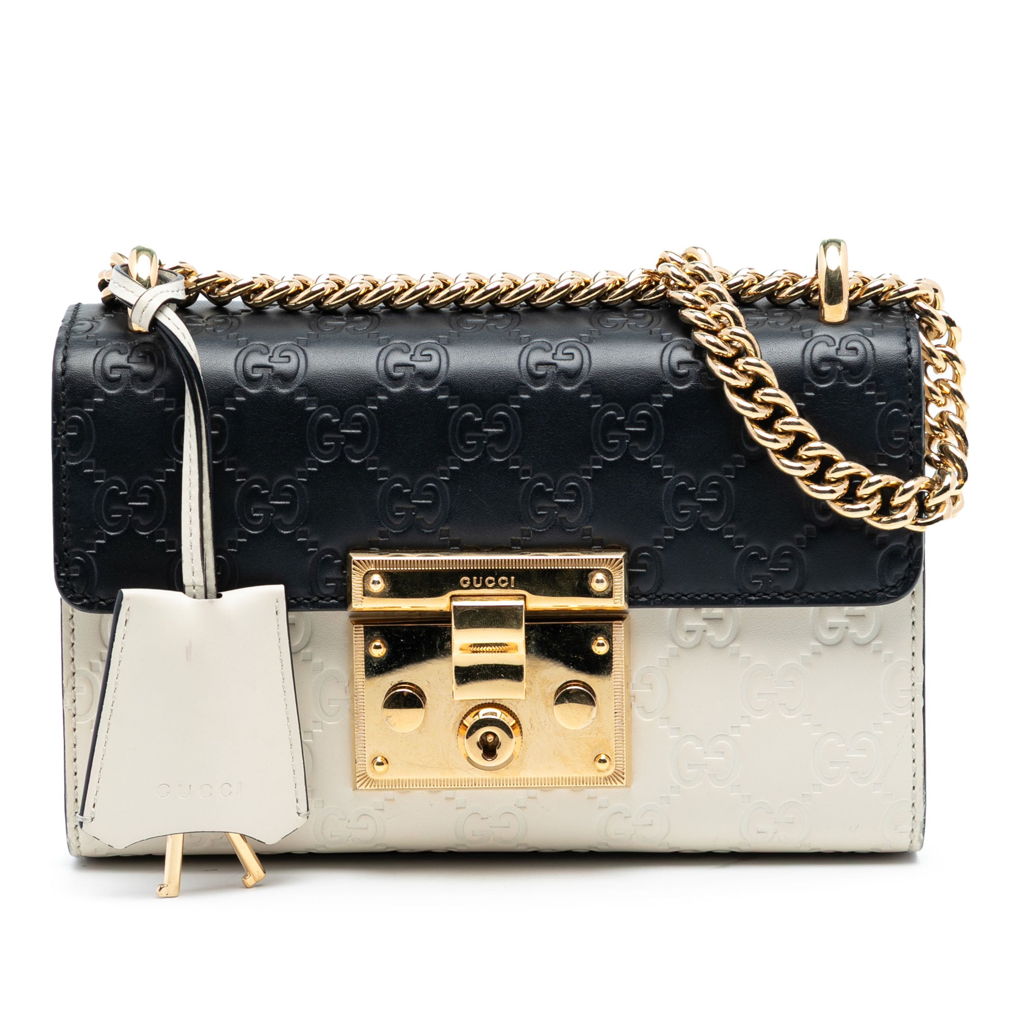 Small Guccissima Padlock Shoulder Bag