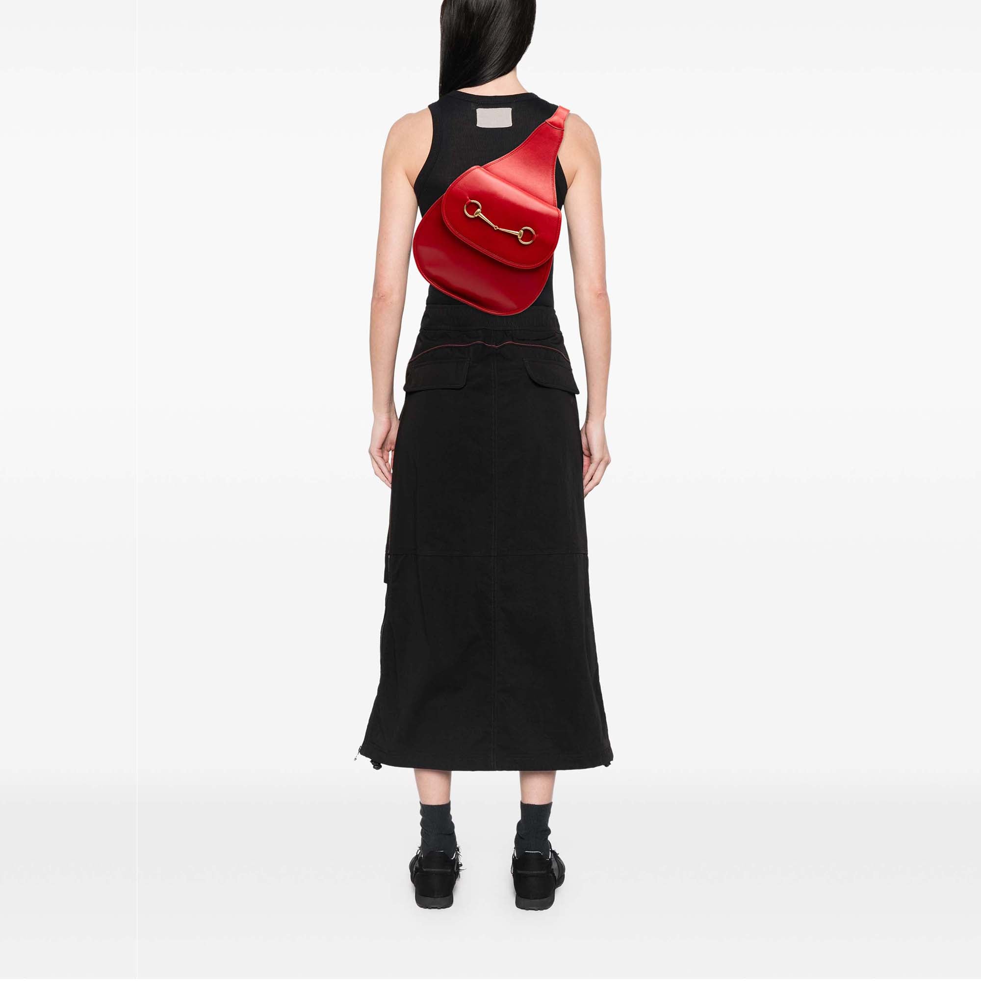 Leather Horsebit Backpack