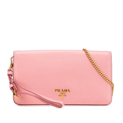 Saffiano Lux Wallet on Chain