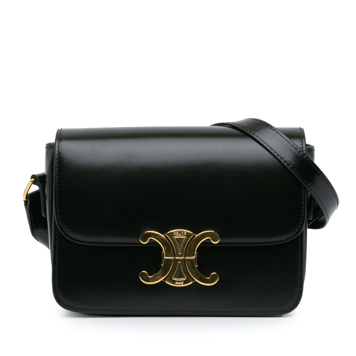 Teen Shiny Calfskin Triomphe Crossbody