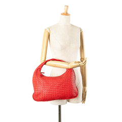 Small Nappa Intrecciato Veneta Hobo