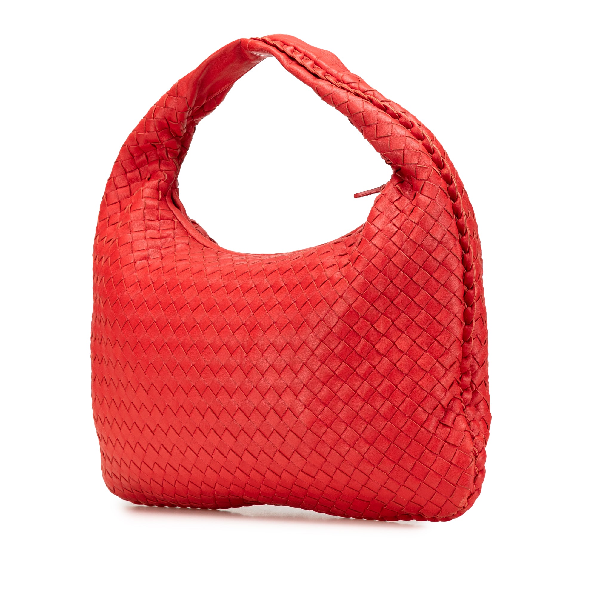 Small Nappa Intrecciato Veneta Hobo