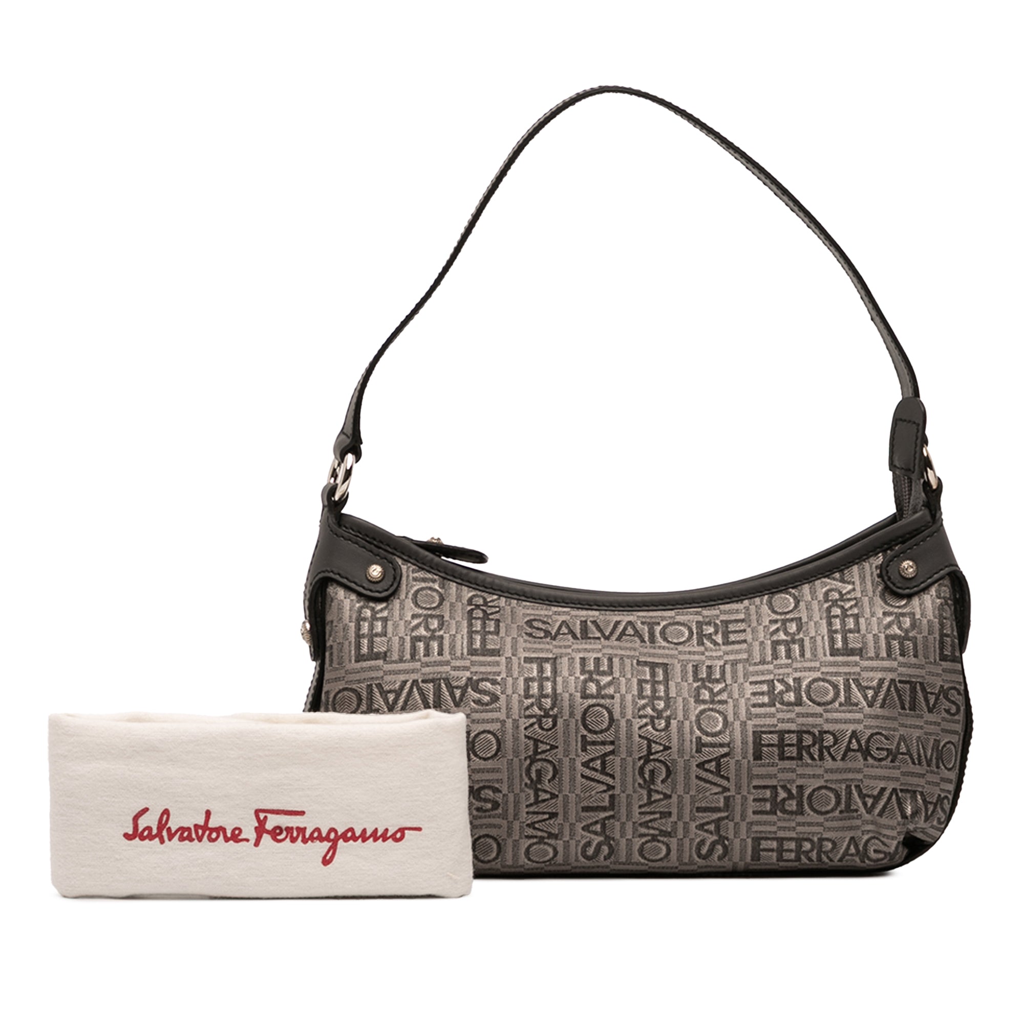 Embroidered Polyester Shoulder Bag