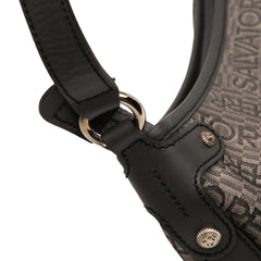 Embroidered Polyester Shoulder Bag