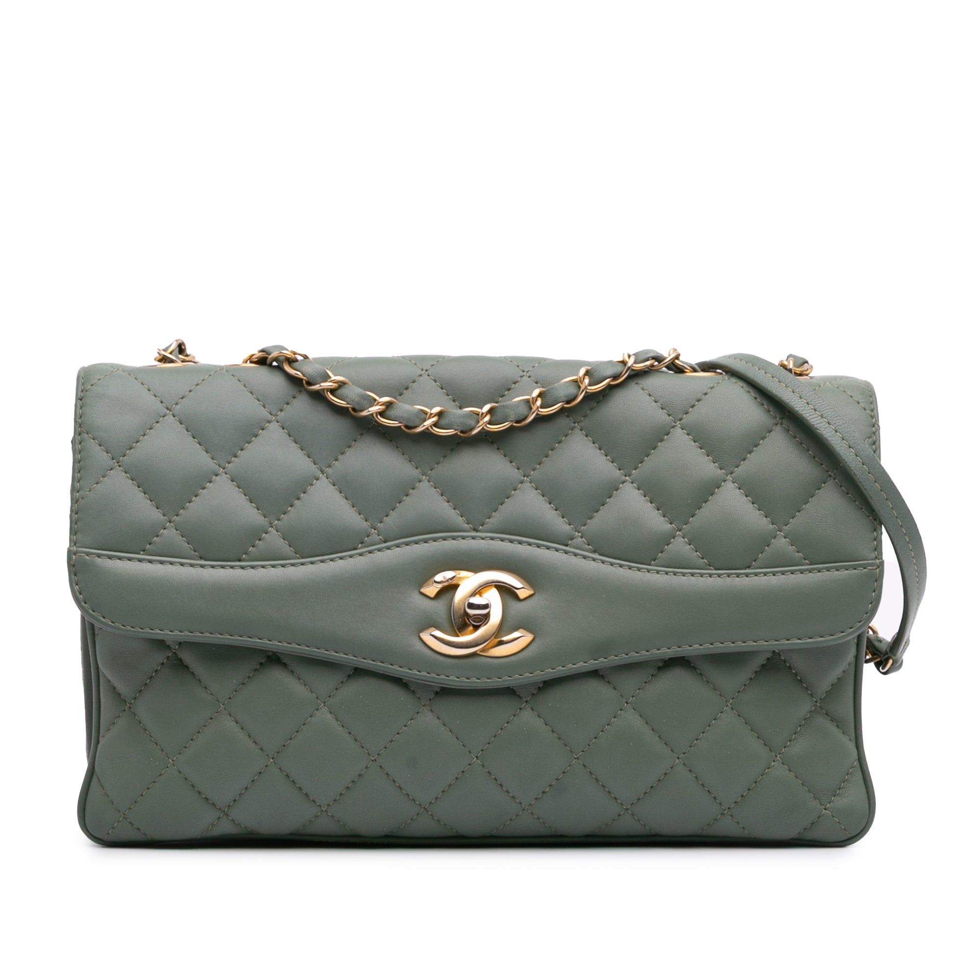 Large Quilted Lambskin Daily Companion Flap