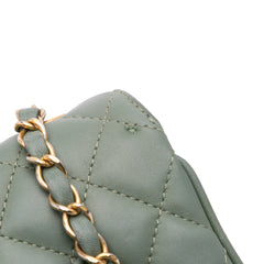 Large Quilted Lambskin Daily Companion Flap