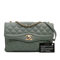 Large Quilted Lambskin Daily Companion Flap