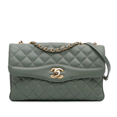 Large Quilted Lambskin Daily Companion Flap