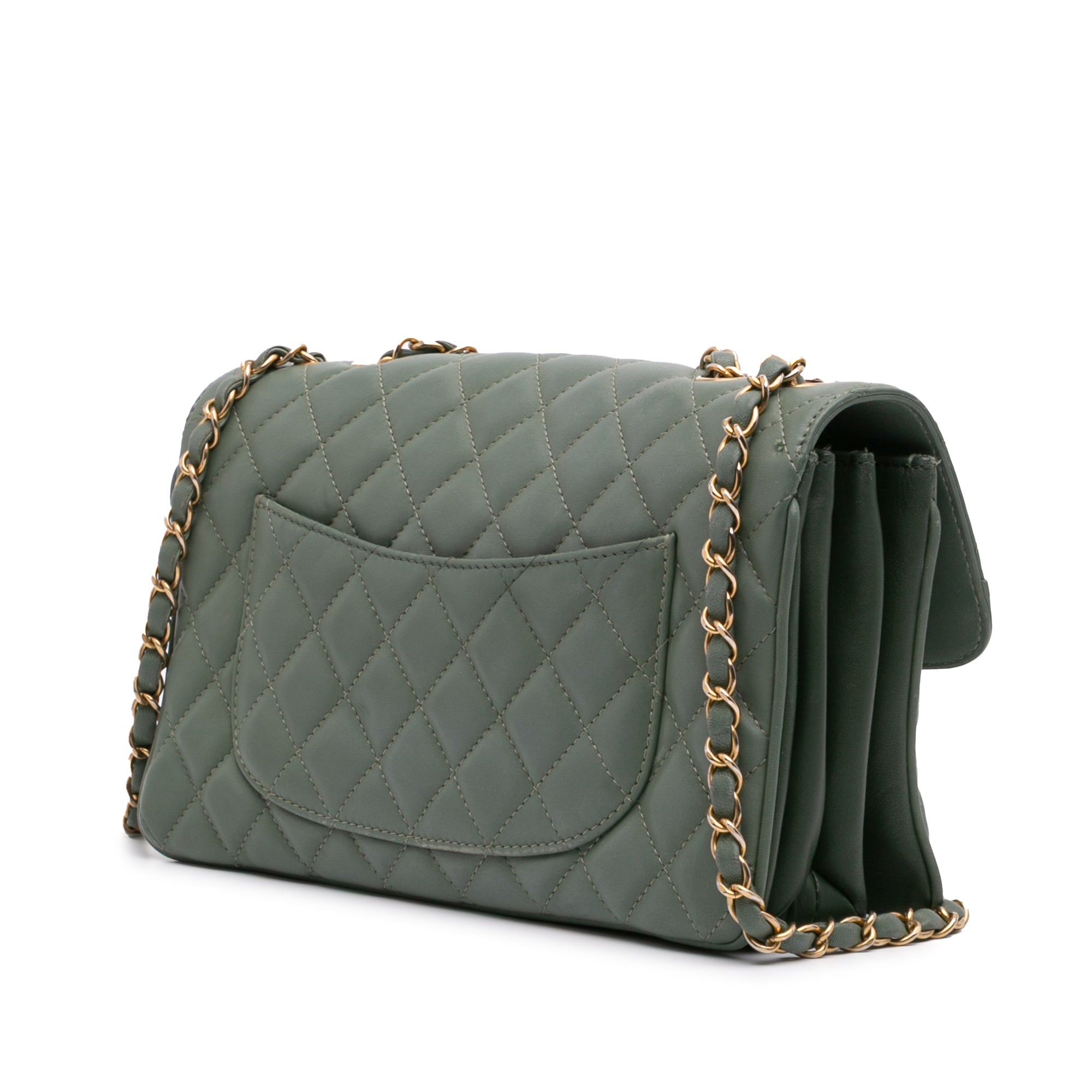 Large Quilted Lambskin Daily Companion Flap