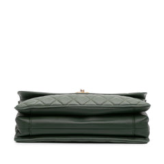 Large Quilted Lambskin Daily Companion Flap