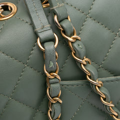 Large Quilted Lambskin Daily Companion Flap