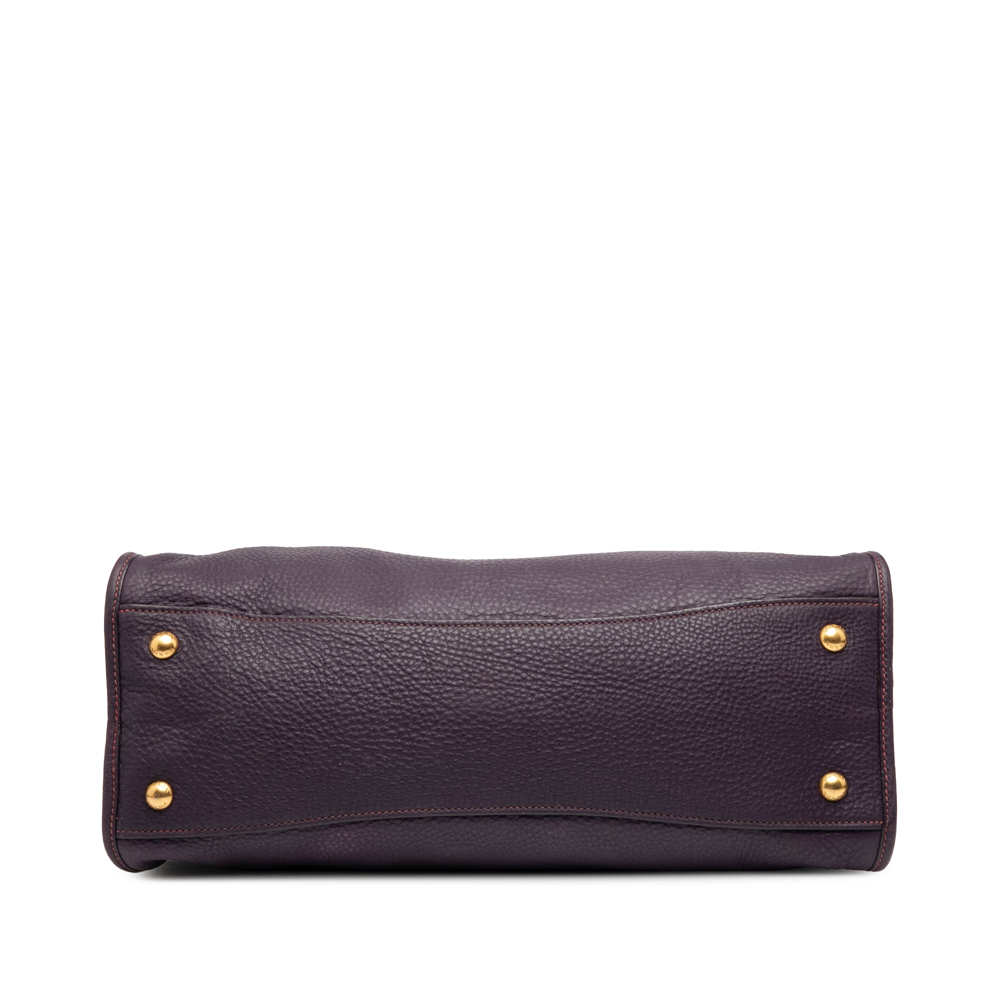 Vitello Daino Zip Top Satchel