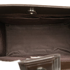 House Check Canvas Handbag