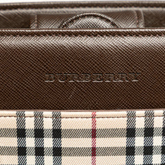 House Check Canvas Handbag