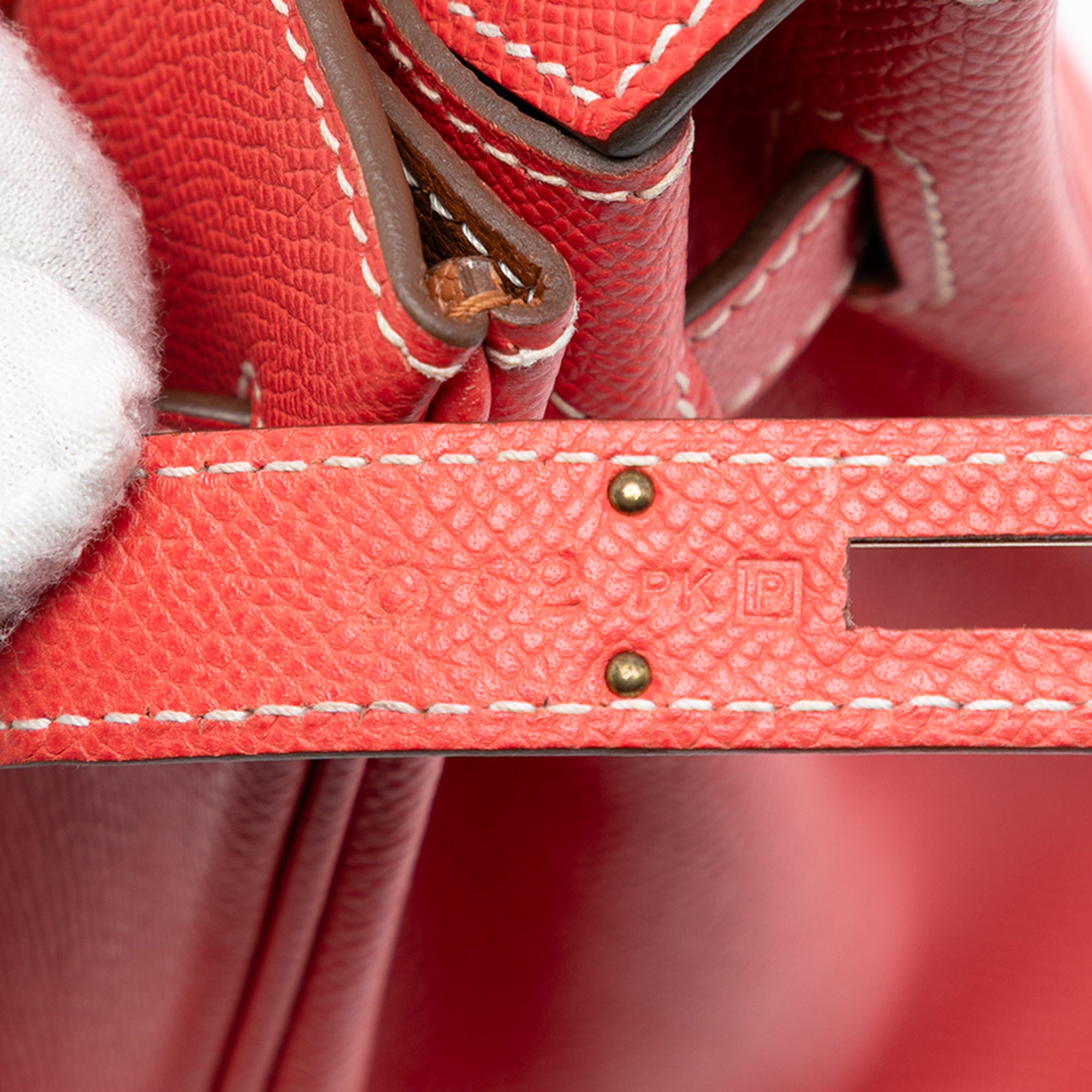 Epsom Candy Verso Birkin Retourne 35