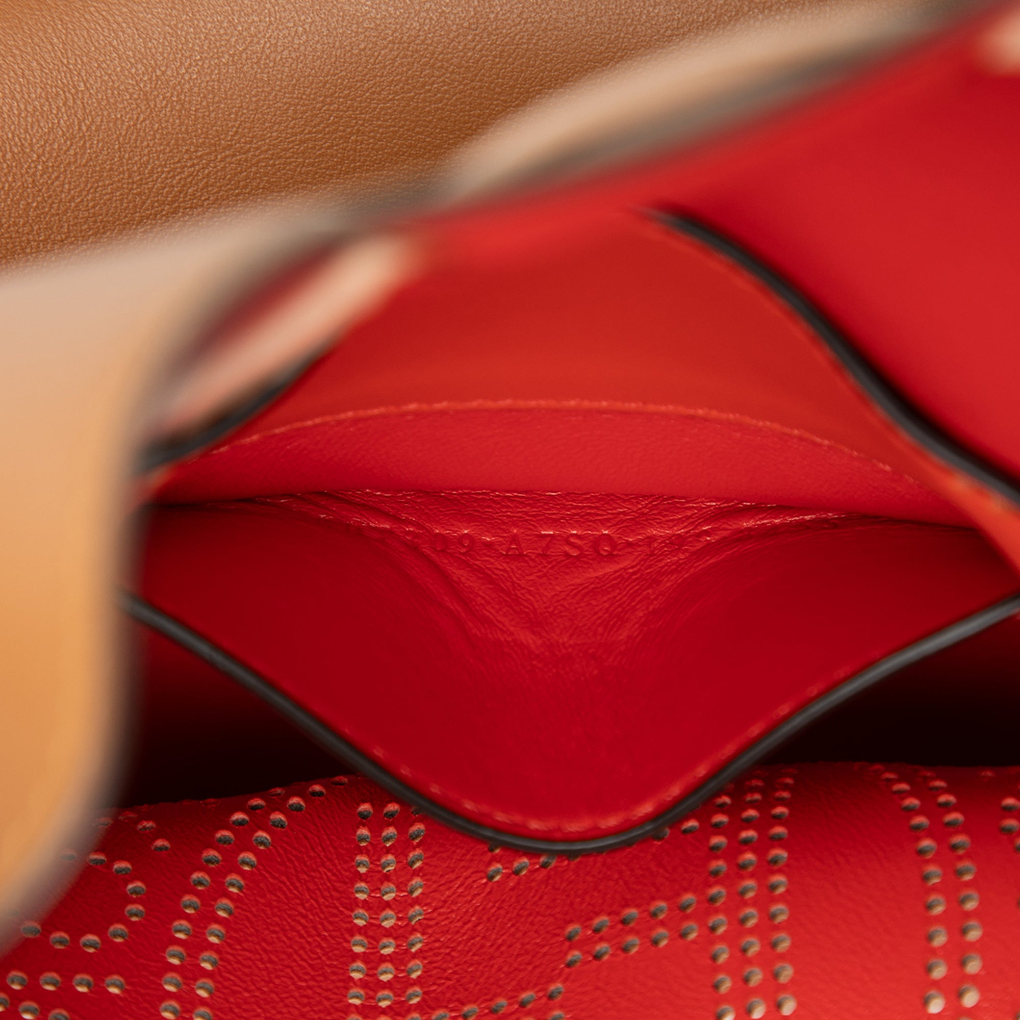 Small Perforated Leather Mon Tresor Bucket Bag