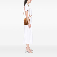 Small Perforated Leather Mon Tresor Bucket Bag