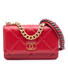 Quilted Goatskin 19 Wallet on Chain