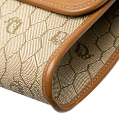 Honeycomb Canvas Chain Shoulder Bag