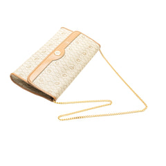 Honeycomb Canvas Chain Shoulder Bag