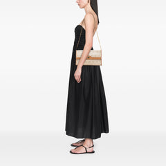 Honeycomb Canvas Chain Shoulder Bag