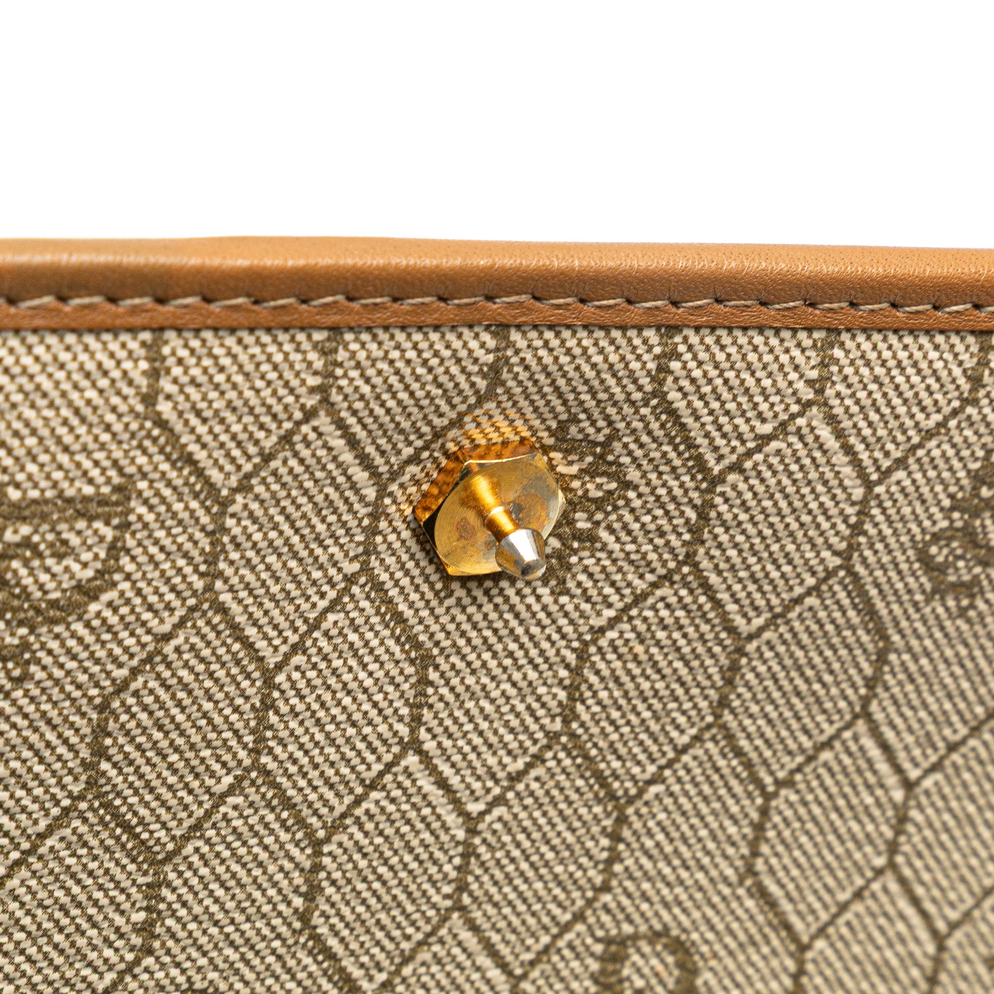 Honeycomb Canvas Chain Shoulder Bag