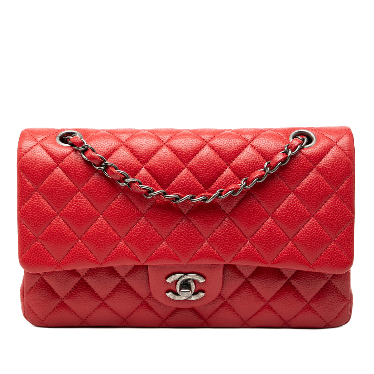 Medium Classic Caviar Double Flap