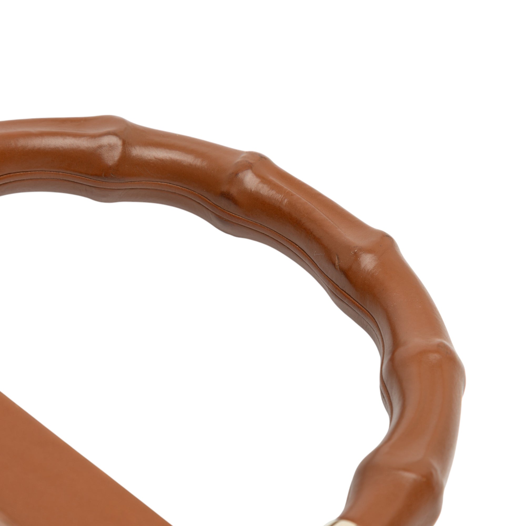 Medium Calfskin Bold Bamboo Top Handle