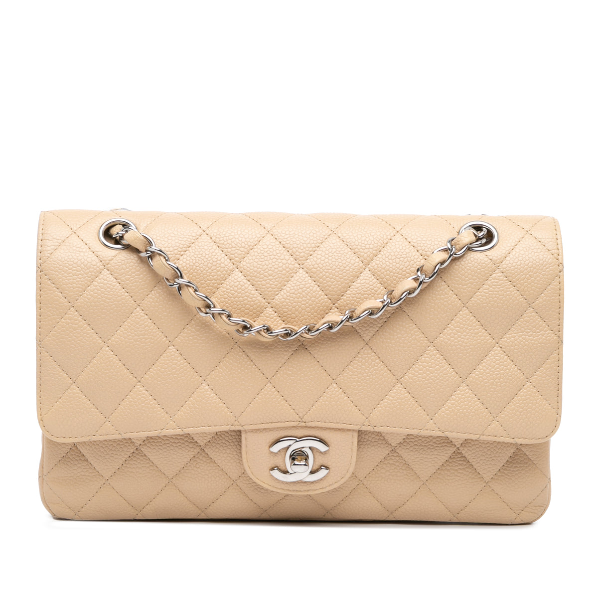 Medium Classic Caviar Double Flap