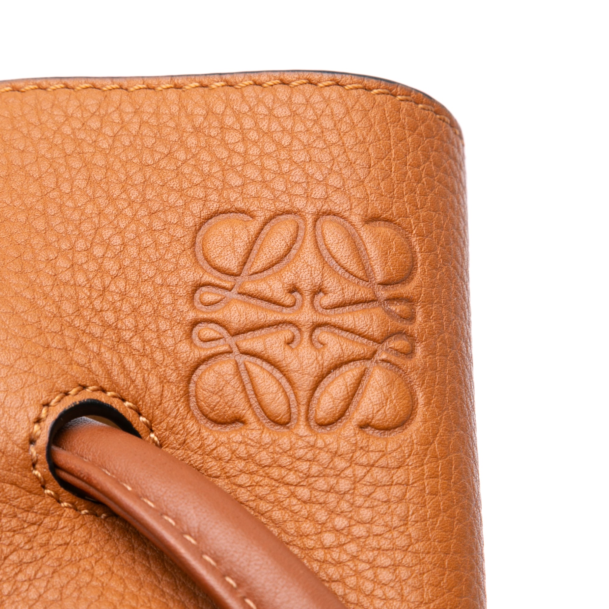 Small Leather Flamenco Knot Tote