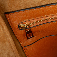 Small Leather Flamenco Knot Tote
