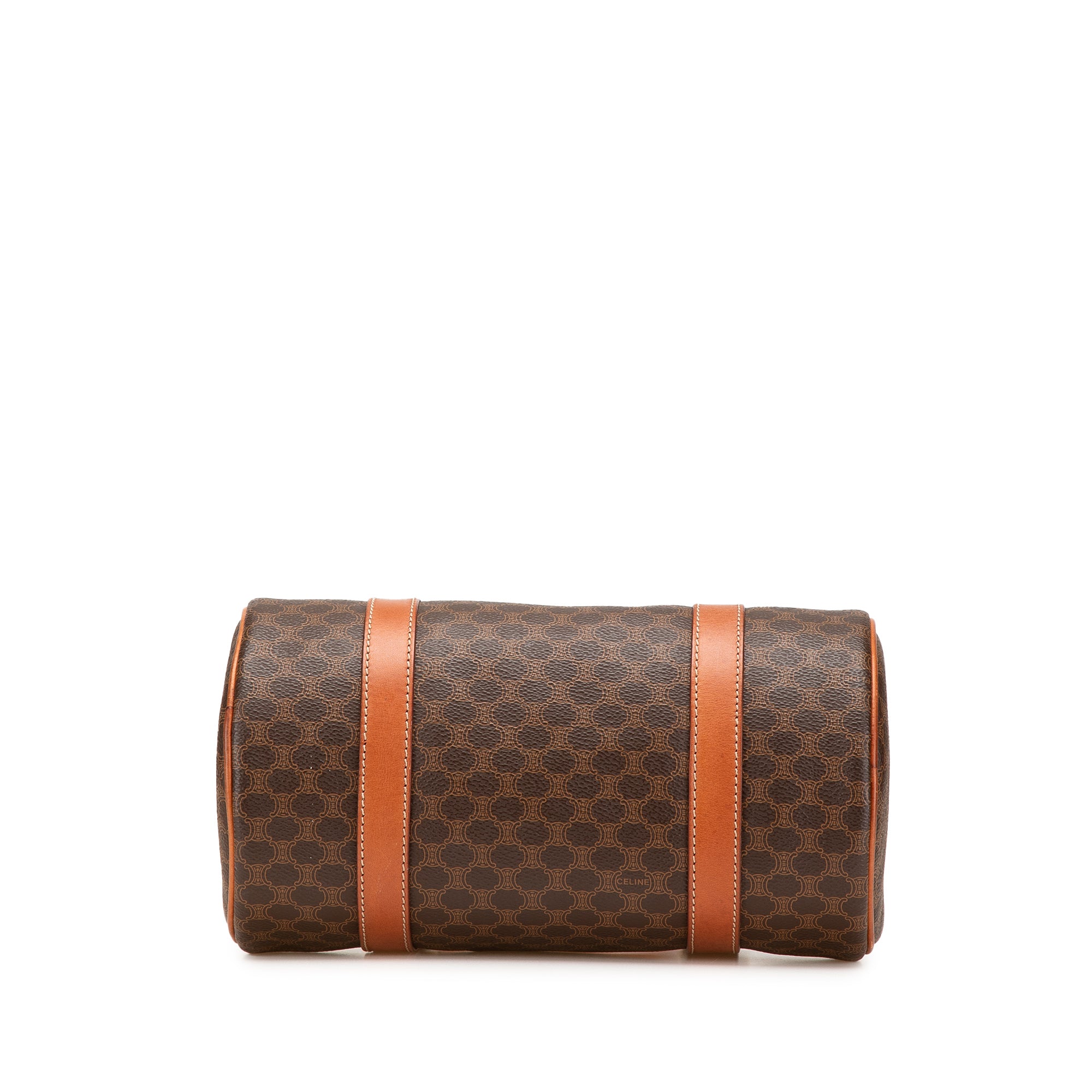 Macadam Coated Canvas Boston Bag