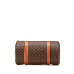 Macadam Coated Canvas Boston Bag
