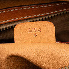 Macadam Coated Canvas Boston Bag