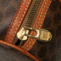 Macadam Coated Canvas Boston Bag
