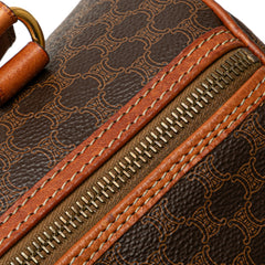 Macadam Coated Canvas Boston Bag