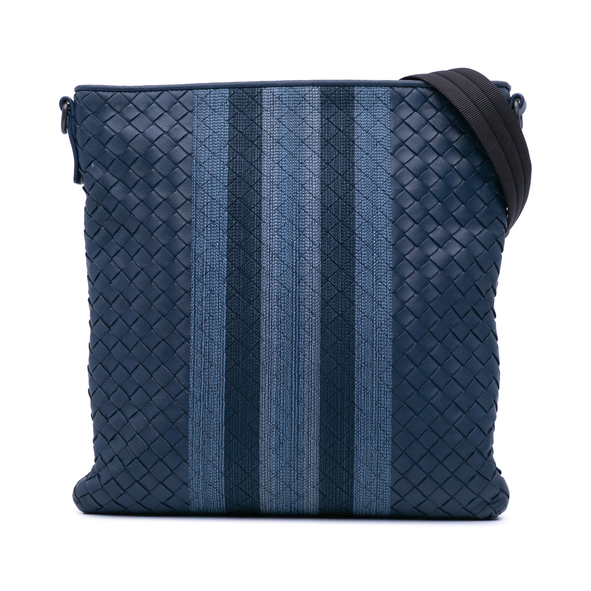 Leather Intrecciato Crossbody