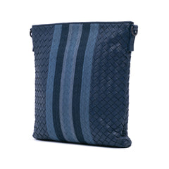 Leather Intrecciato Crossbody