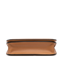Calfskin Vitello King Nubuck Pequin Karligraphy Pocket Shoulder Bag