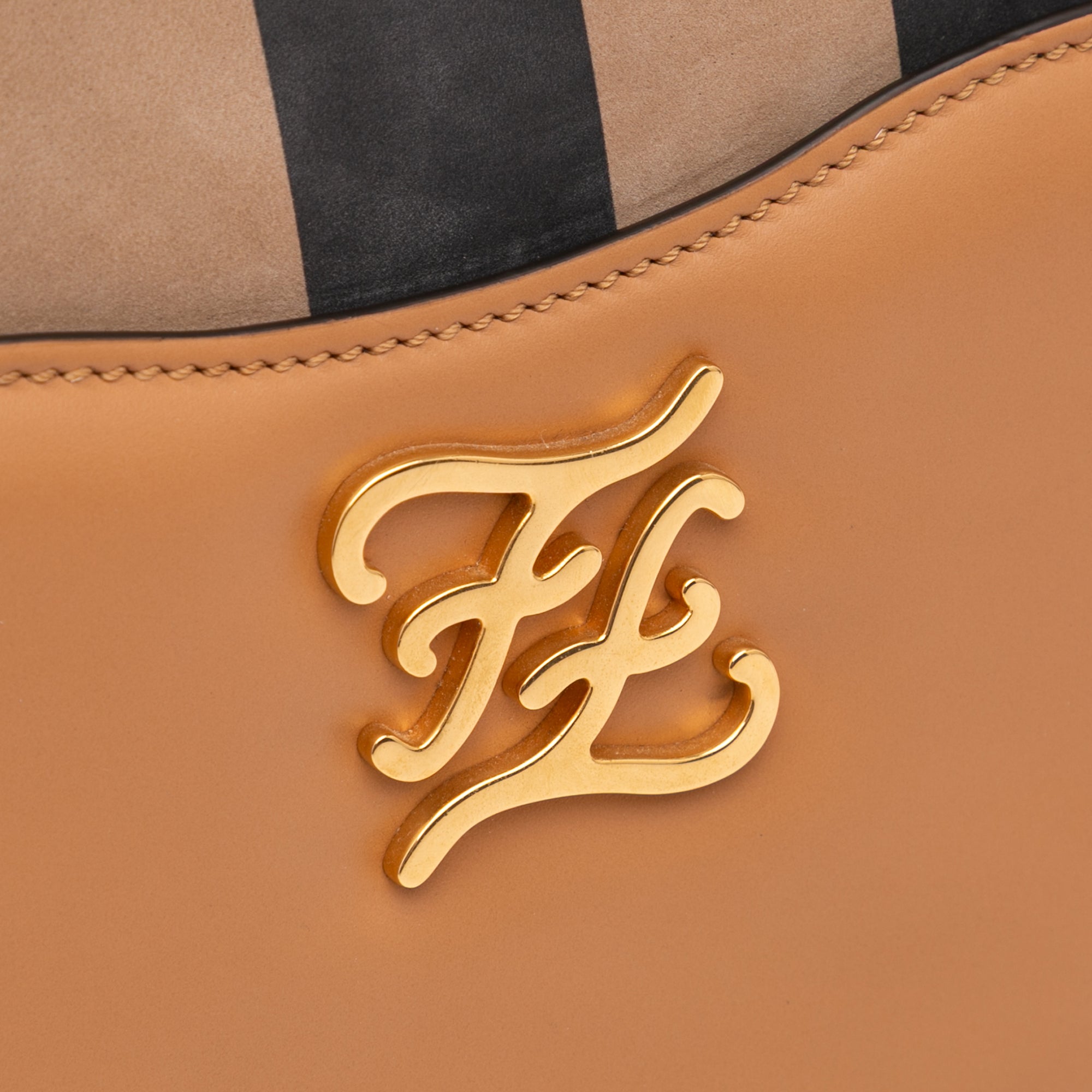 Calfskin Vitello King Nubuck Pequin Karligraphy Pocket Shoulder Bag