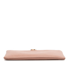 Calfskin Bamboo Clutch