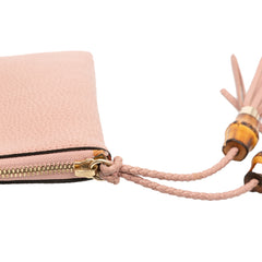 Calfskin Bamboo Clutch