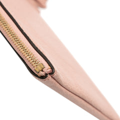 Calfskin Bamboo Clutch